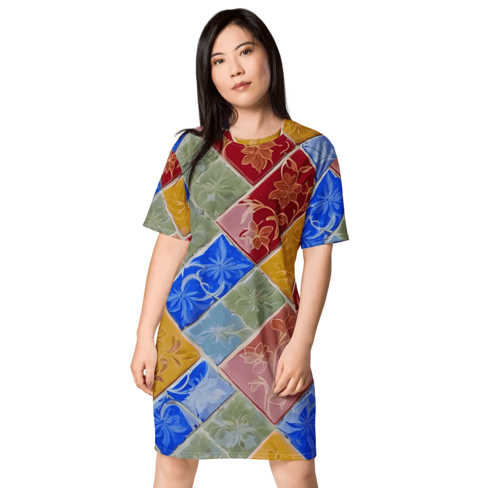Marble Majesty T Shirt Dress product image (3)