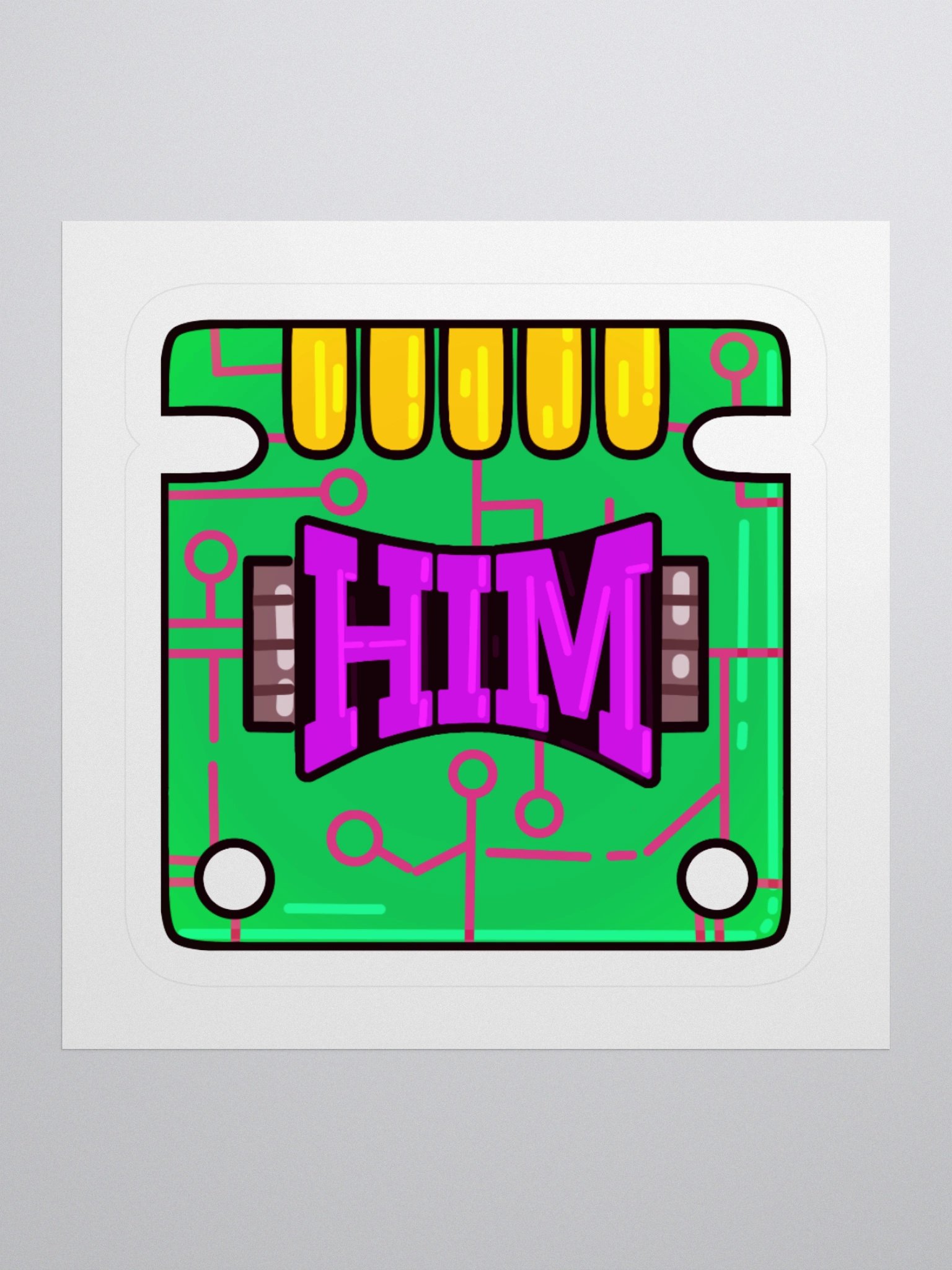 HIM 'Botman' Sticker product image (2)