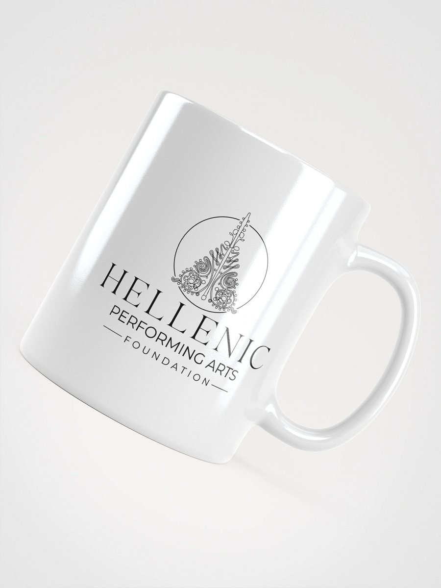 Hellenic Arts Logo White Glossy Mug product image (4)