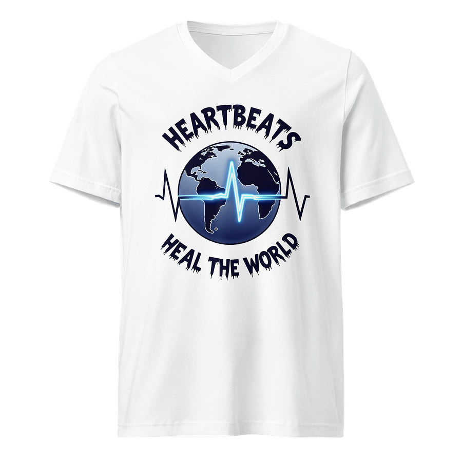 Healing Heartbeats V-Neck Tee product image (1)