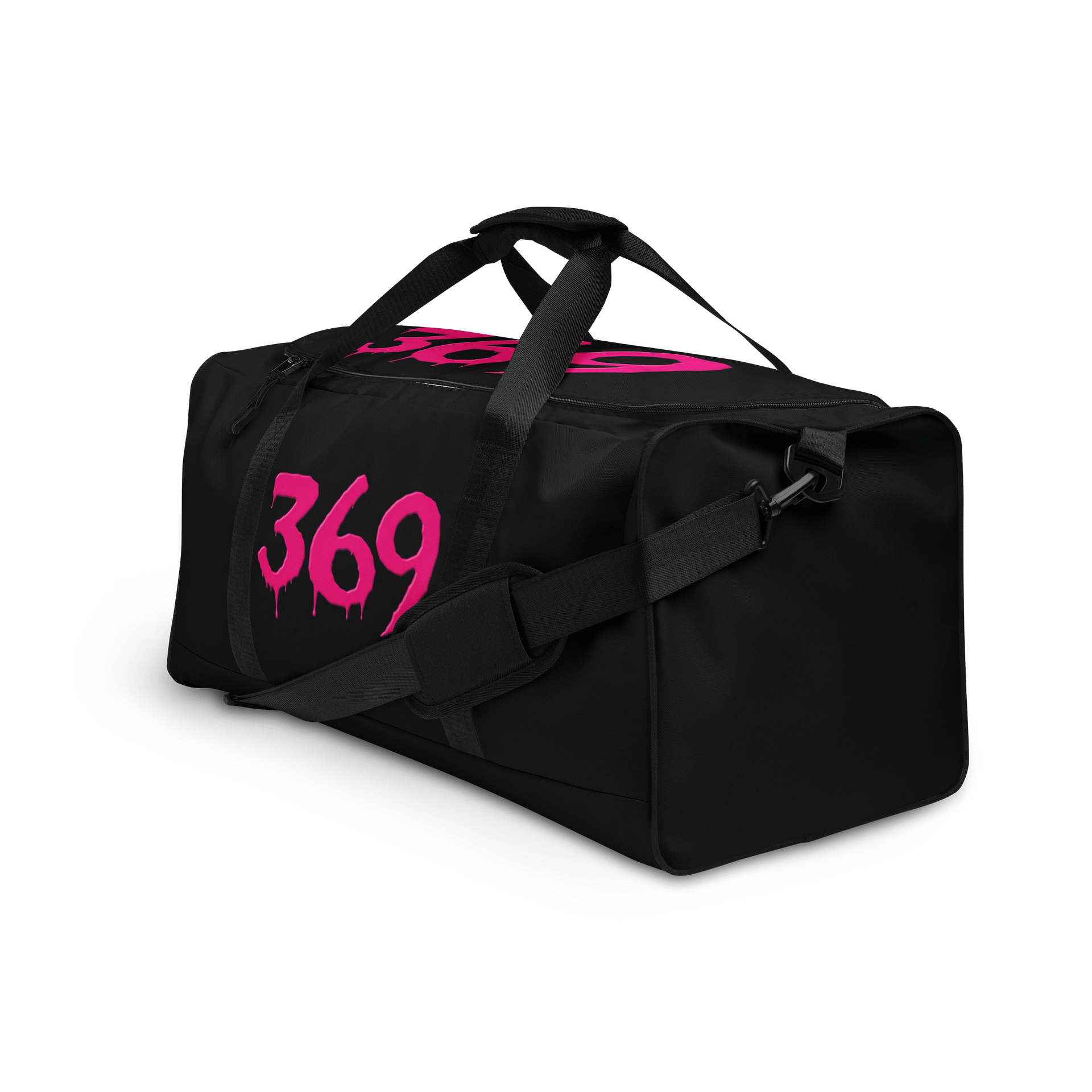 Hot Pink and Black 369 Duffel product image (3)