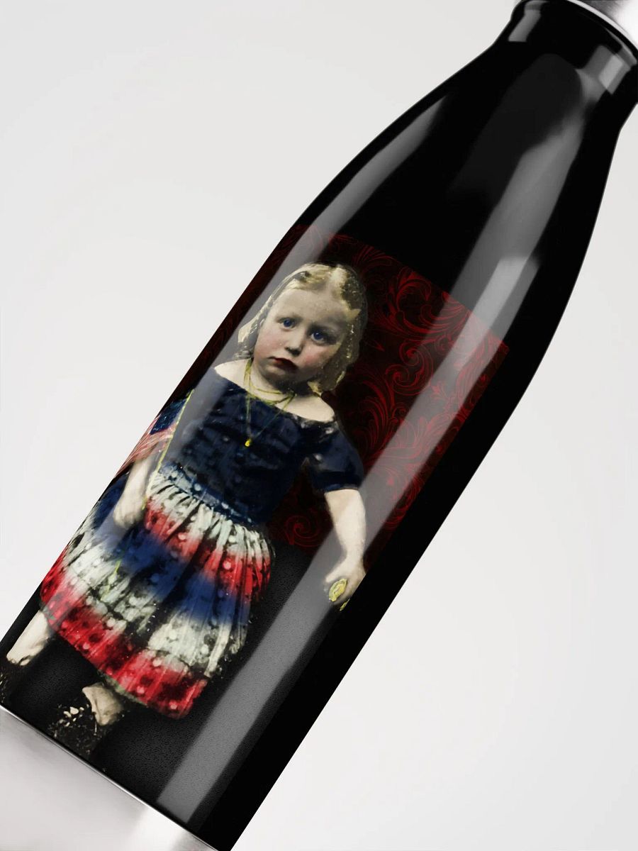 Civil War Girl With Flag Stainless Steel Waterbottle product image (5)
