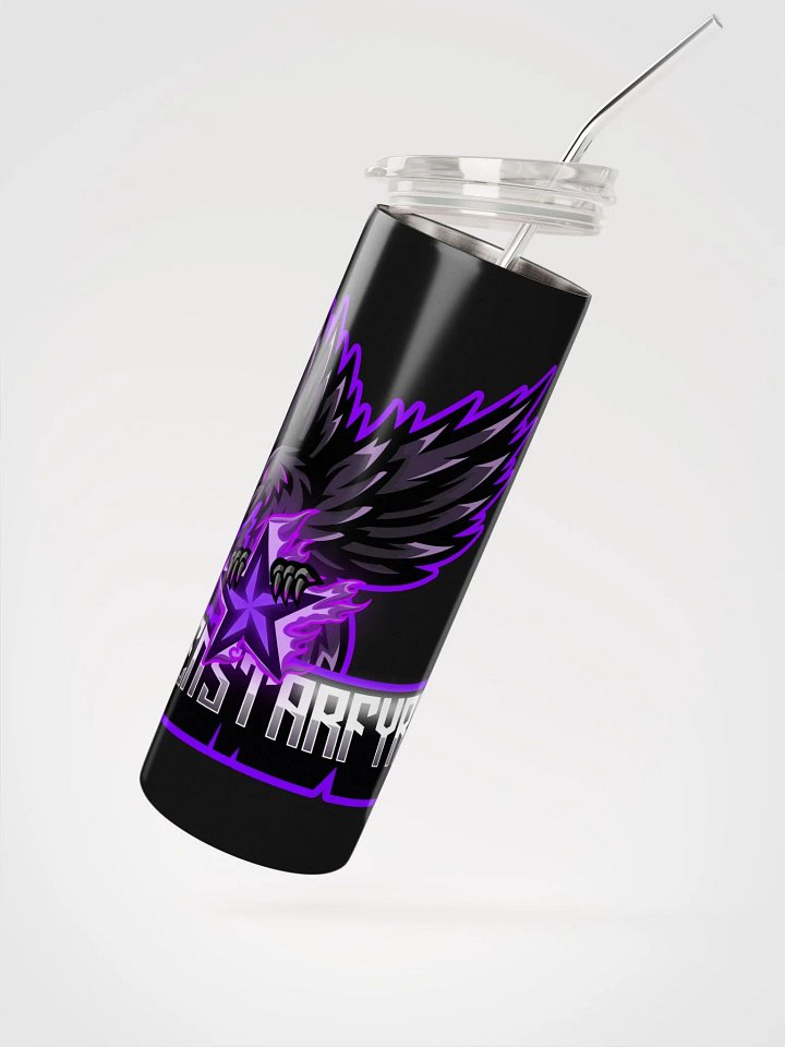 Raven Logo Tumbler with Straw product image (2)