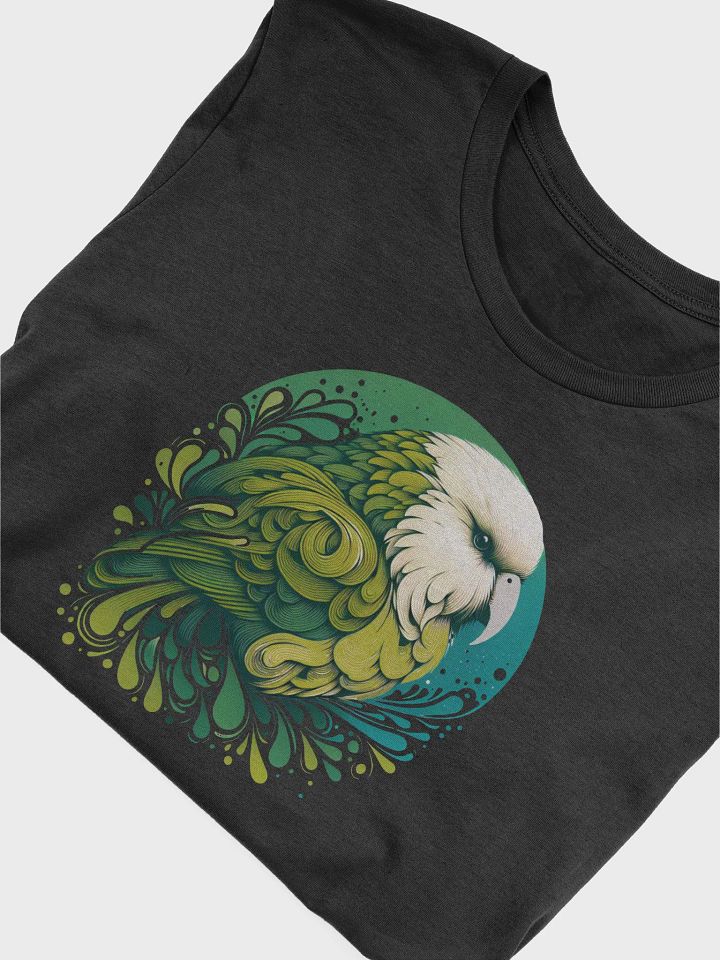 Kākāpō Bird T-Shirt, New Zealand Endangered Bird Tee, Artistic Wildlife Designed Gift, Nature Conservation T-shirt product image (2)