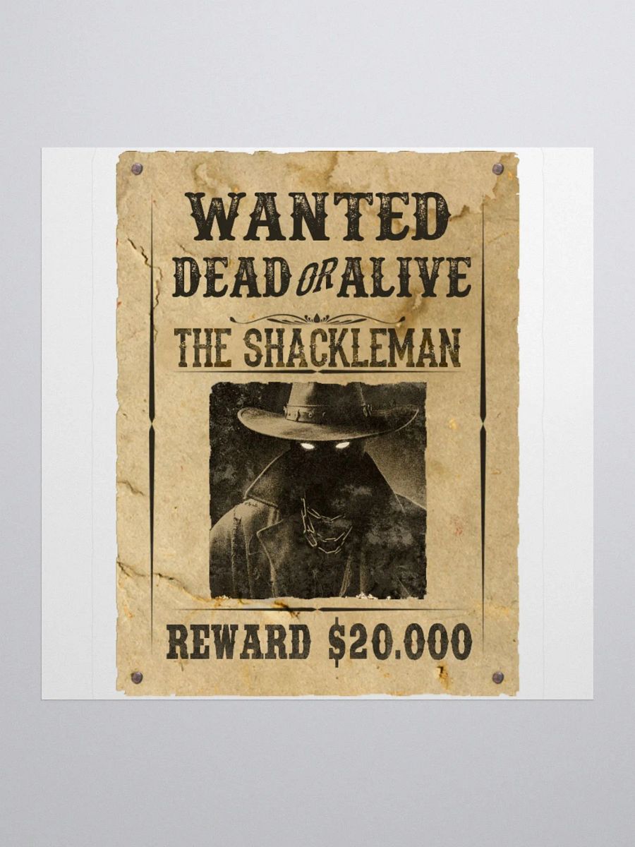The Shackleman Wanted Poster Sticker product image (2)