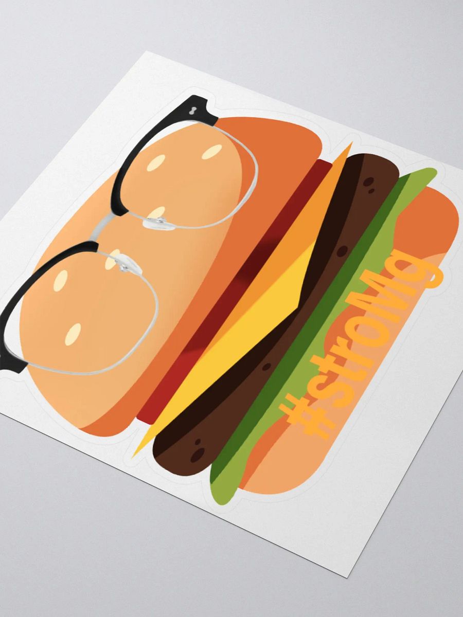 Burger Was The Case Sticker product image (3)