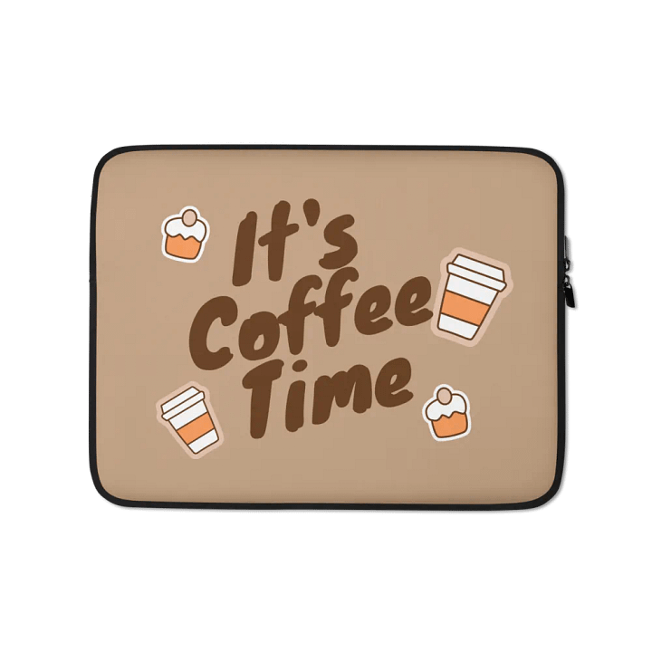 Cozy Coffee Time Laptop Sleeve product image (1)