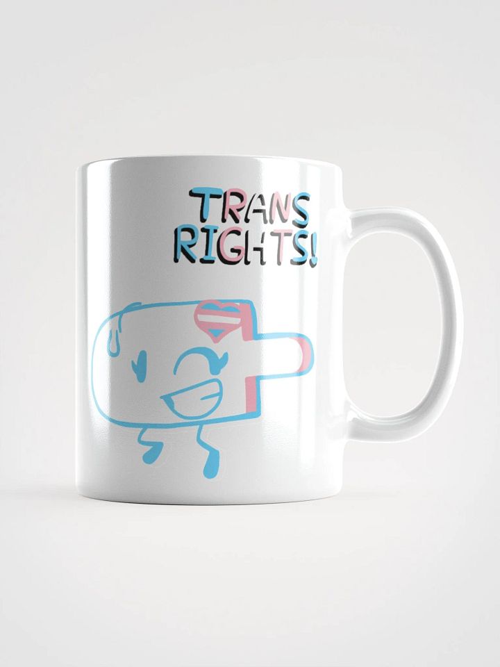 Treasure Tree Trans Rights Glossy Mug product image (1)