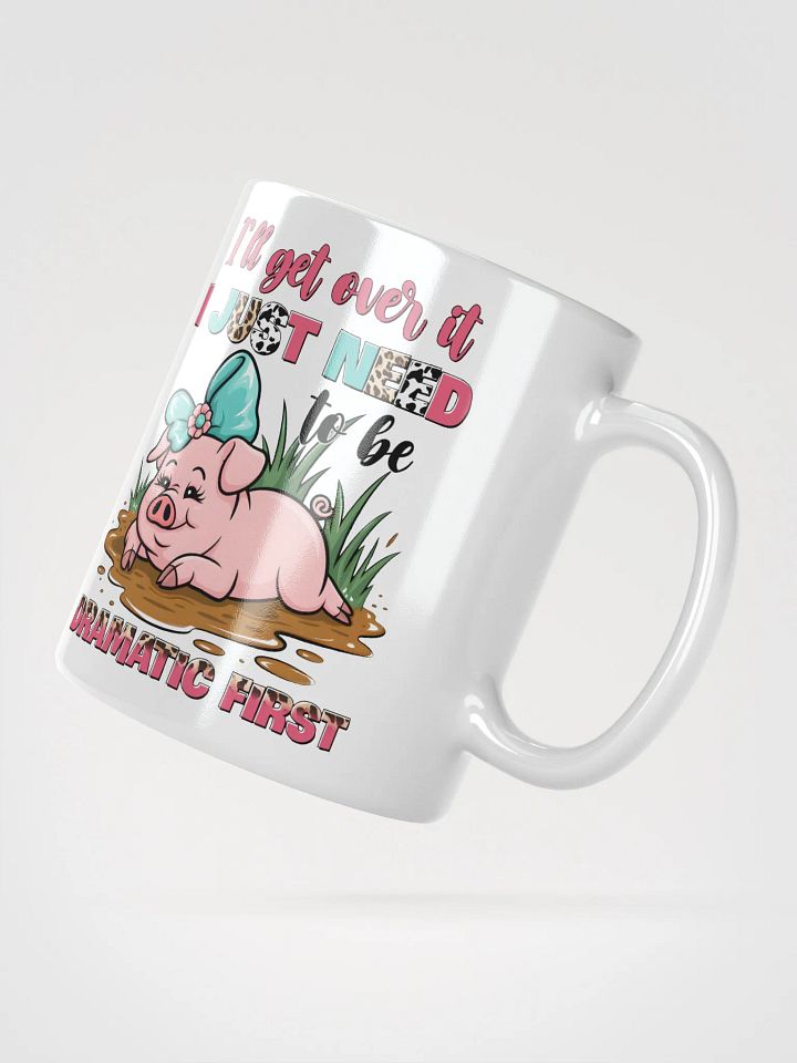 Dramatic Piggy White Glossy Mug product image (4)