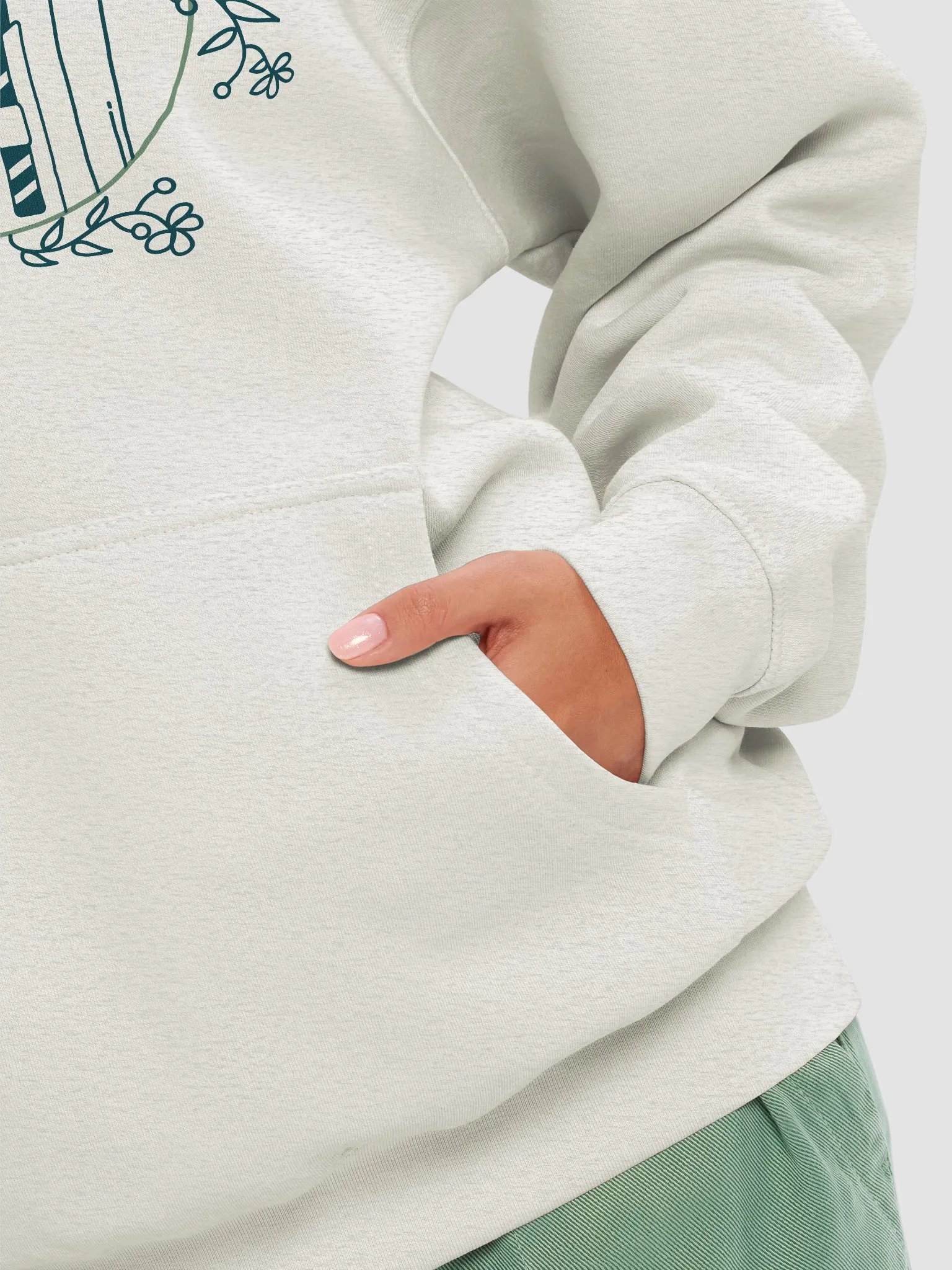 Bookbinder Hoodie - Oatmeal Heather product image (6)