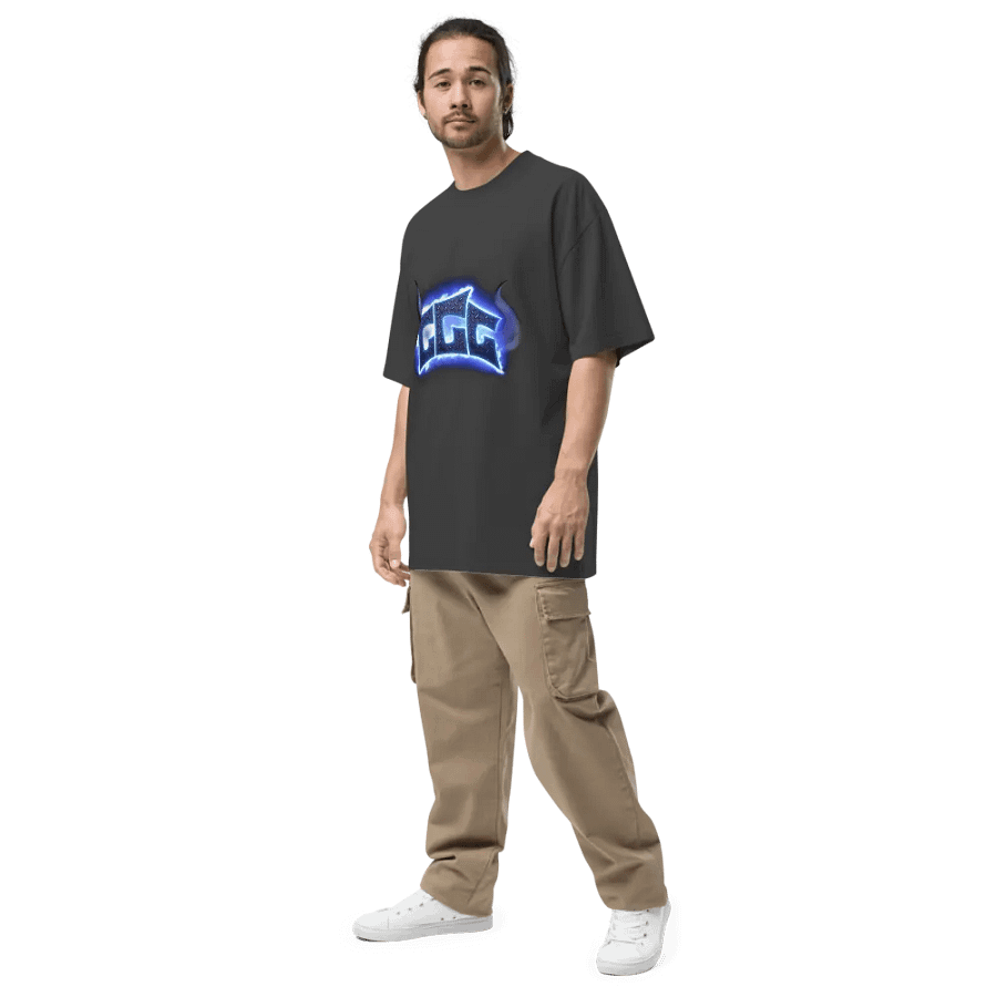GGG Fire Logo Oversized Shirt product image (5)