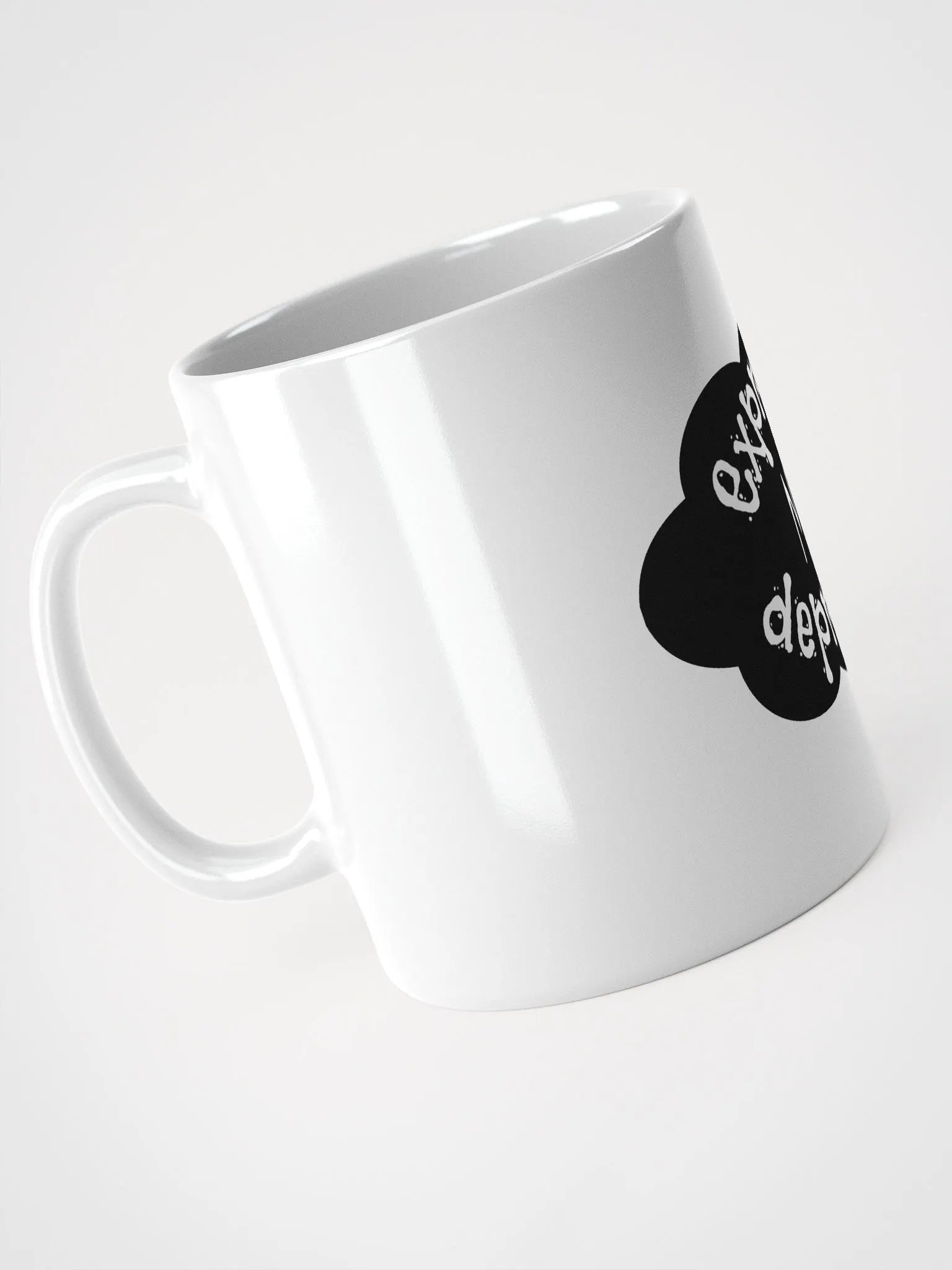 Expresso my Depresso Mug, Black Cloud, White Mug product image (4)