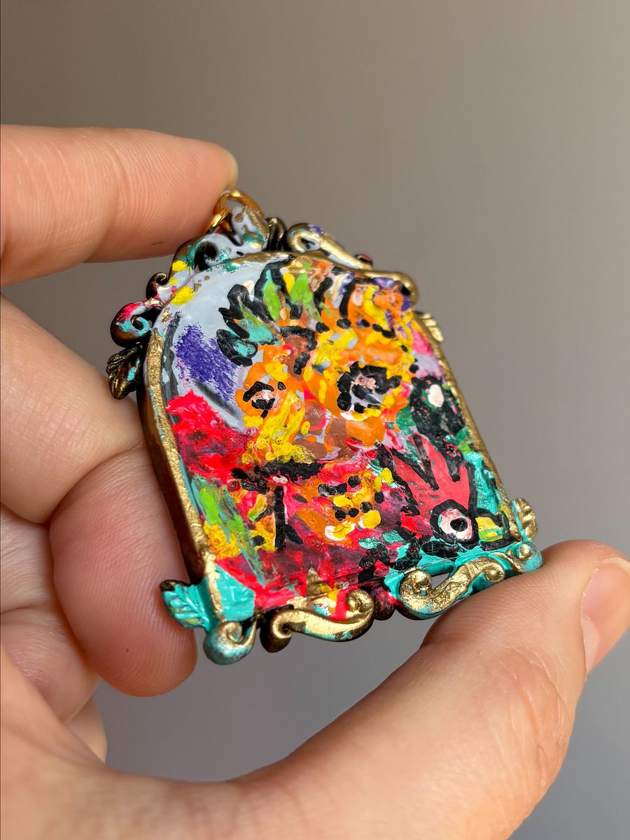 Calicho Collab Jungle Necklace Bronze finish product image (4)