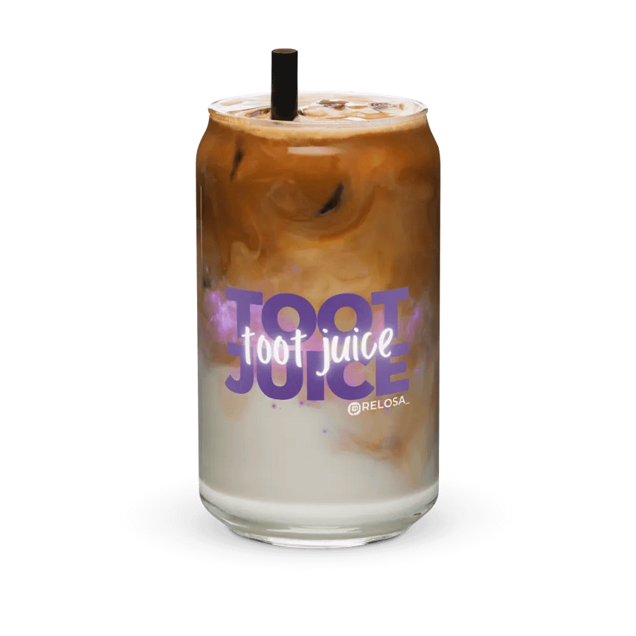 Clear Toot Juice! w/ Glowing Text product image (1)