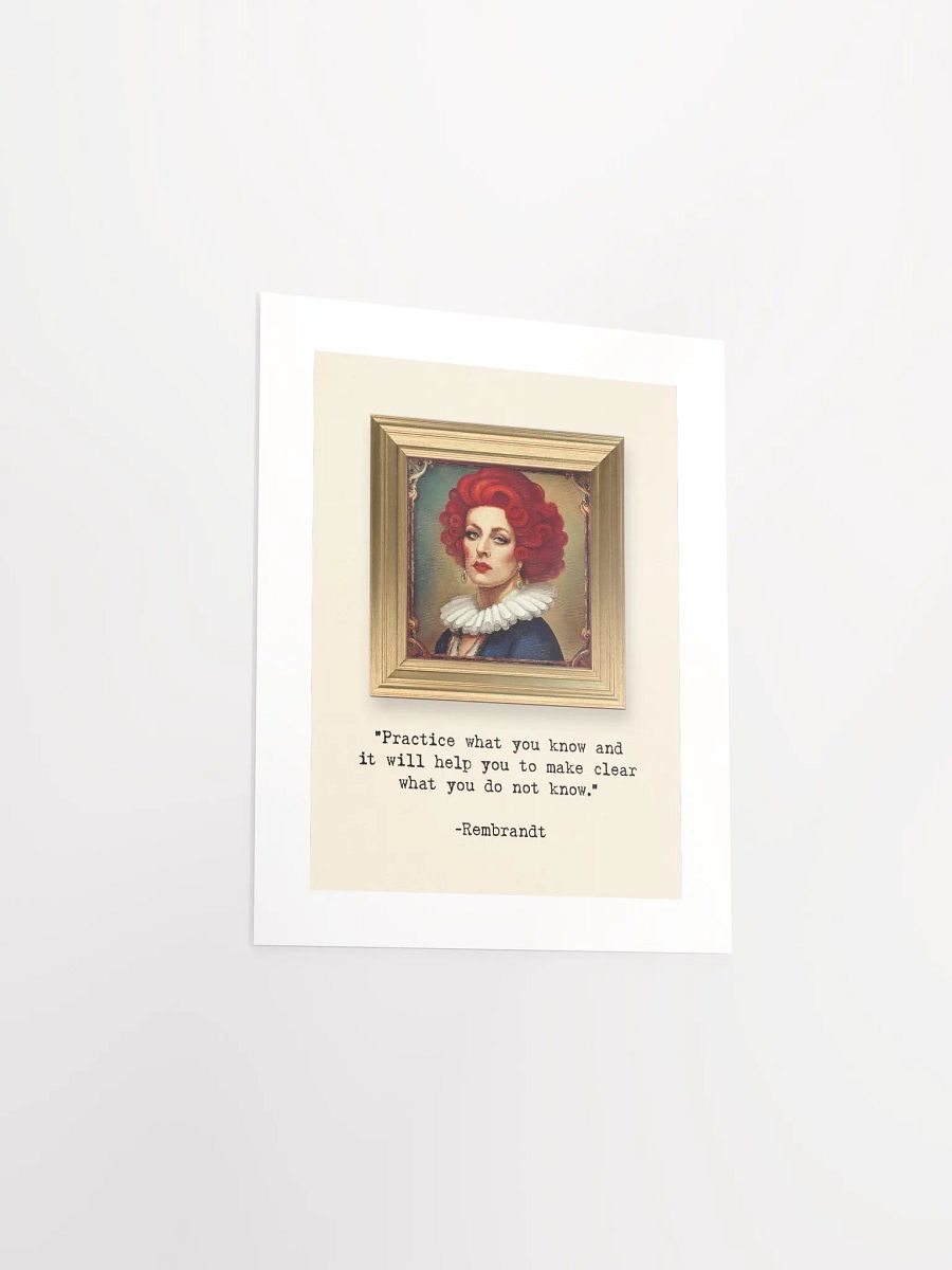 Practice Makes Drag Queen After Rembrandt - Print product image (3)