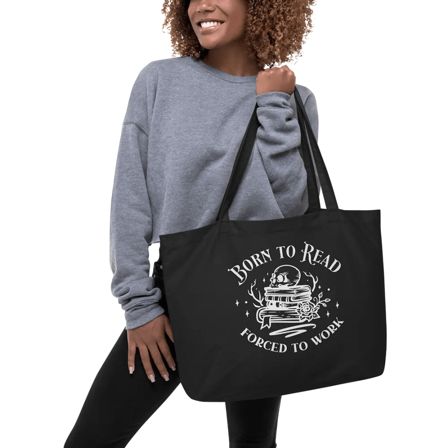 Born To Read Forced To Work Bag product image (5)