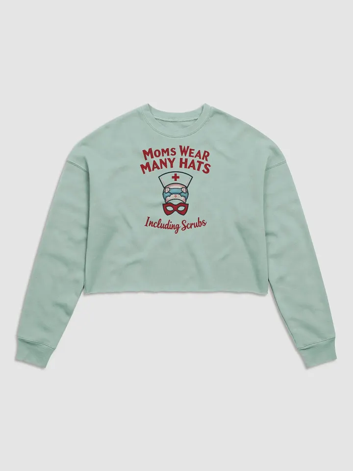 Supermom Nurse Fleece Crop Sweatshirt product image (2)