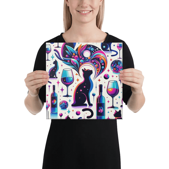 Canvas (in): Cats and Wine product image (2)