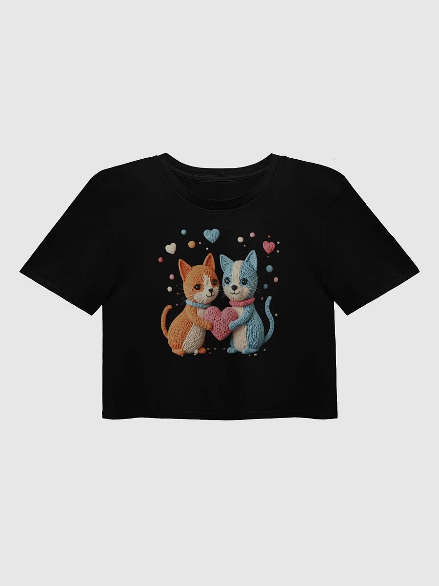 Adorable Kittens Love - Women's Cute Crop Top product image (9)