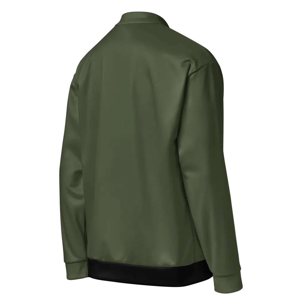 Olive Bomber Jacket product image (8)
