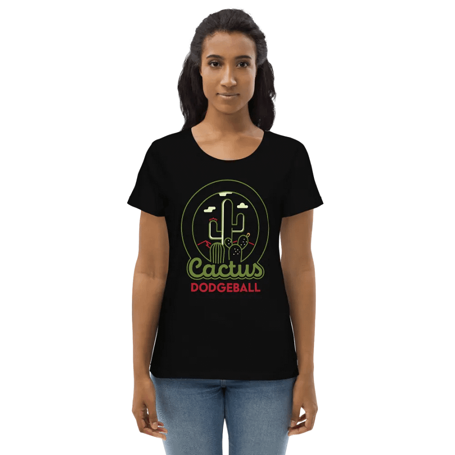 Cactus Dodgeball Women's Fitted Tee product image (13)