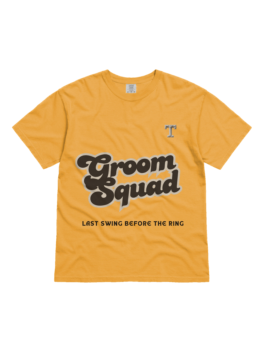 Groom Squad Comfort Colors Tee product image (2)