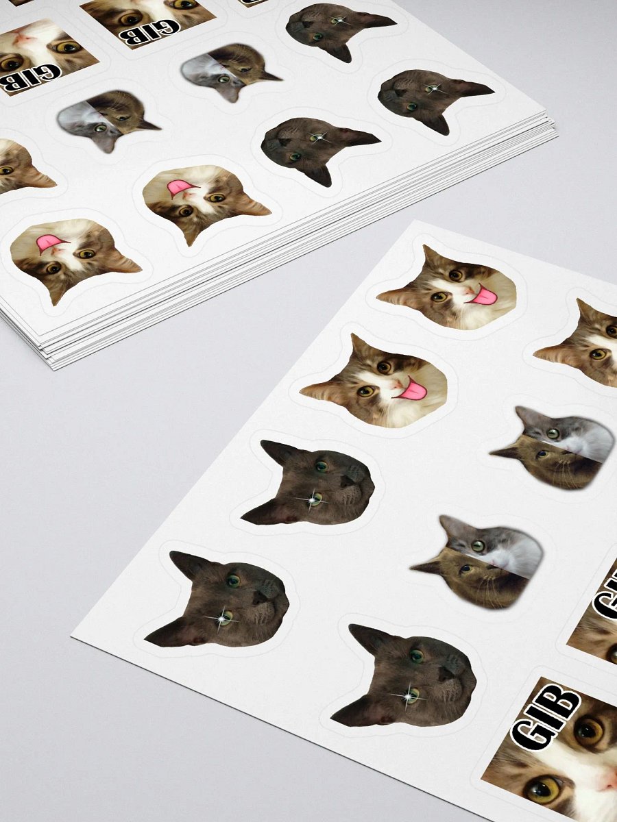 Domestic Purr Machines Meme Sticker Set product image (4)