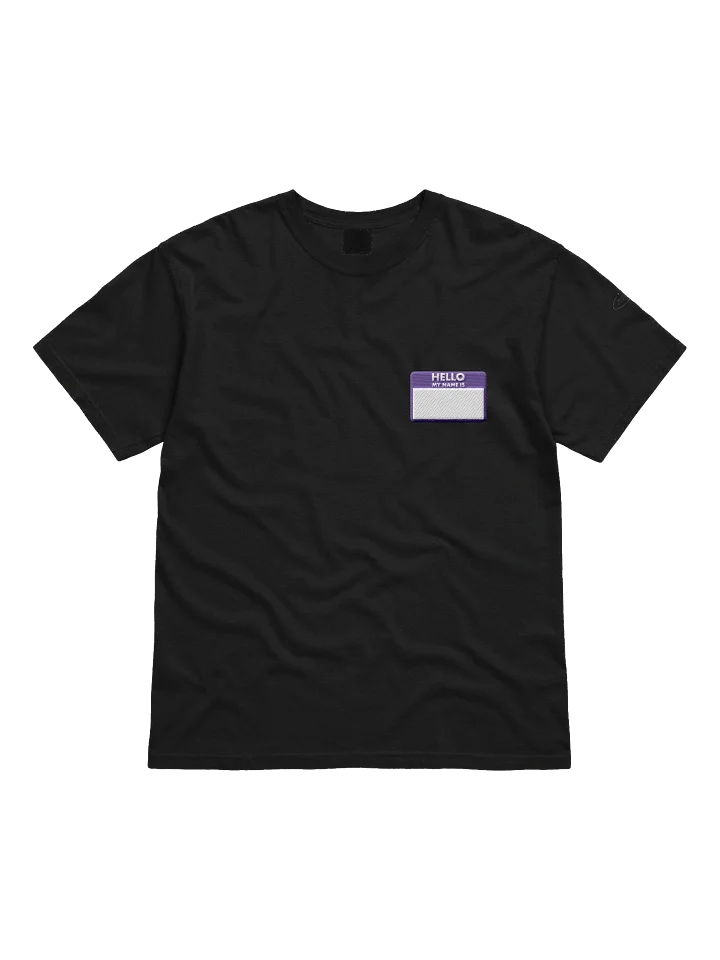 Name Tag Tee: Purple Block product image (1)