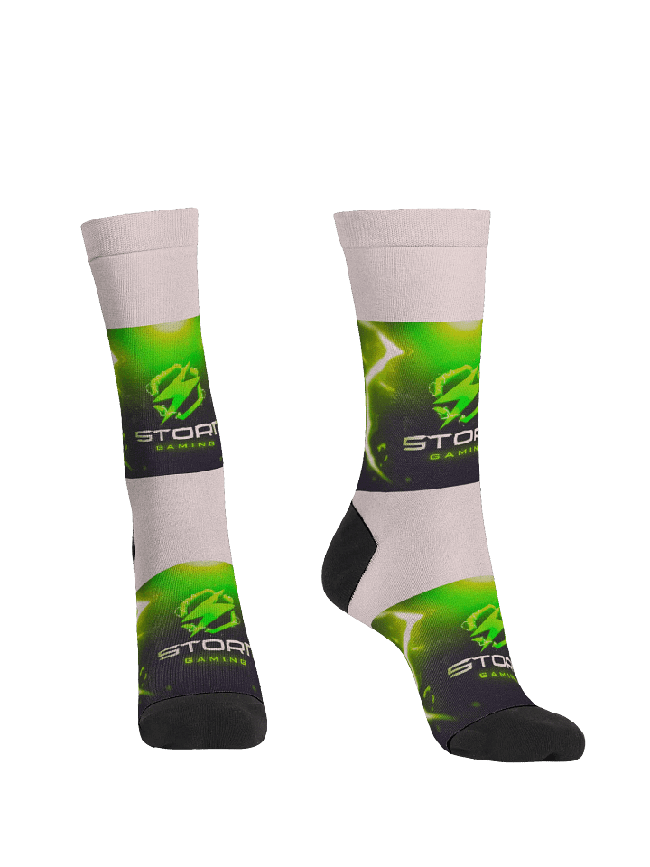 Invisible Elegance Storm Gaming Clan Crew Socks product image (2)
