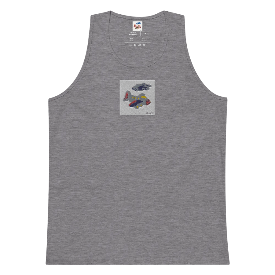 Kid Airplane (Cotton Heritage Men's Premium Tank Top) product image (5)