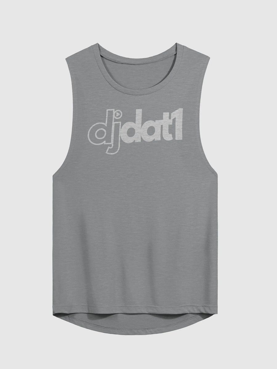 [DJDAT1] Flowy Women's Muscle Tank (white logo) product image (1)