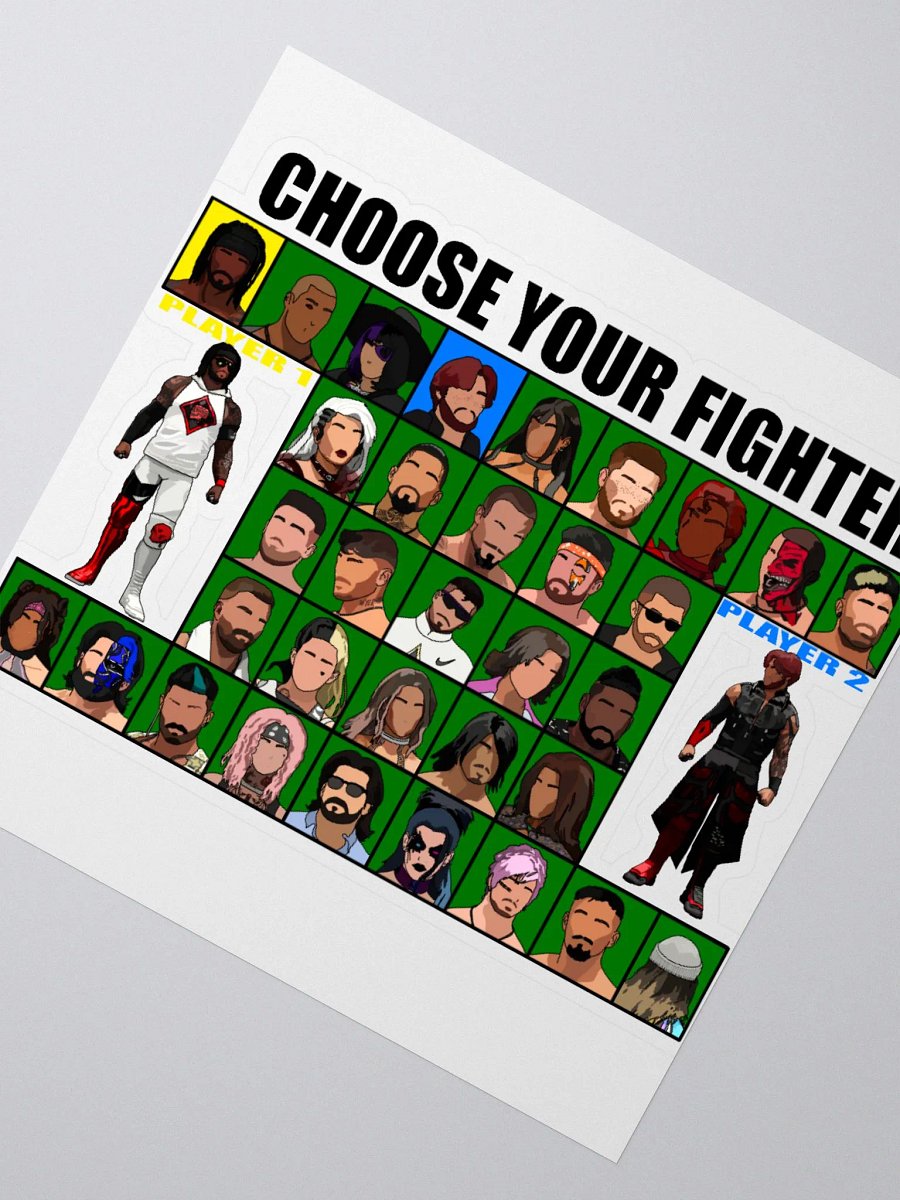 PEPW Choose Your Fighter Judah x Connor Sticker product image (2)