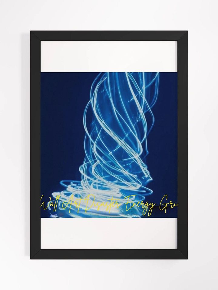 Disaster Energy Greed Framed High-Quality Matte Poster (in) product image (1)