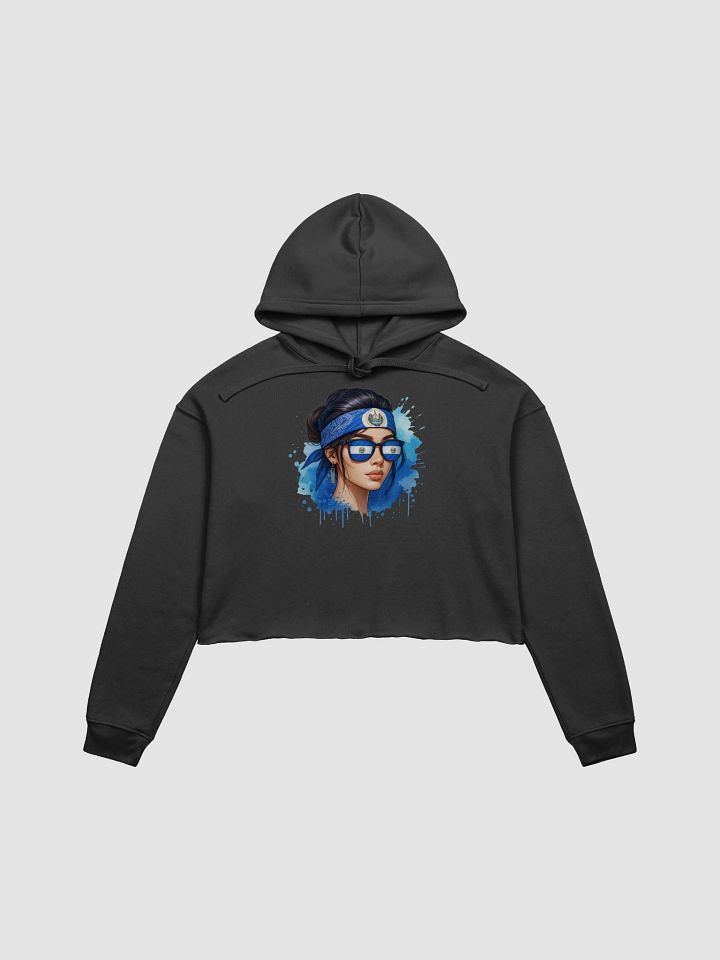 El Salvador Crested Beauty Crop Hoodie product image (4)