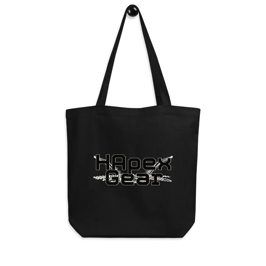 Eco-Friendly Tote Bag - Black HApex Gear Black Logo product image (6)