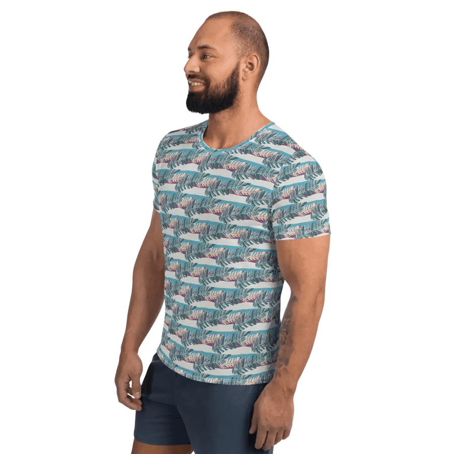 Tropical Stripes | Men´s Athletic T-Shirt product image (3)