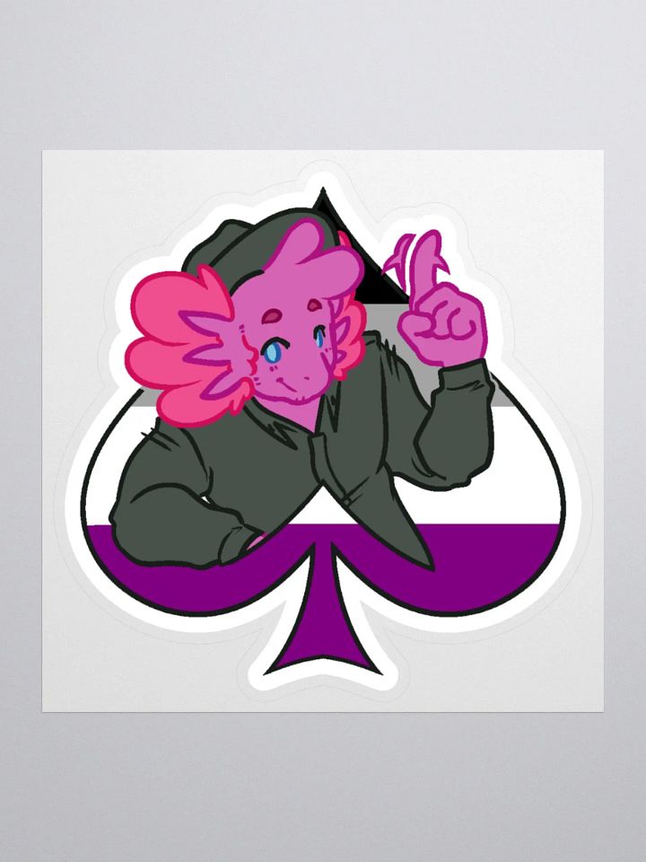 Ace in Spades | Kiss-Cut Sticker product image (1)