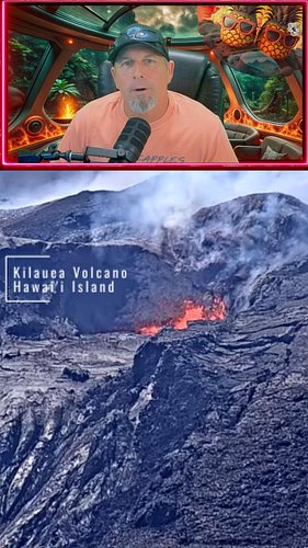 Lava showed up at 10:44AM in the north vent. 
Tilt is still rising. Episode 33 could be starting soon. 
Watch live — link in ...