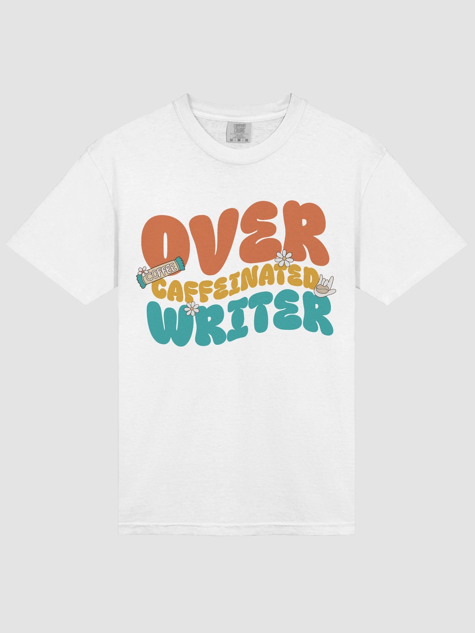 Caffeinated Writer Tee product image (4)