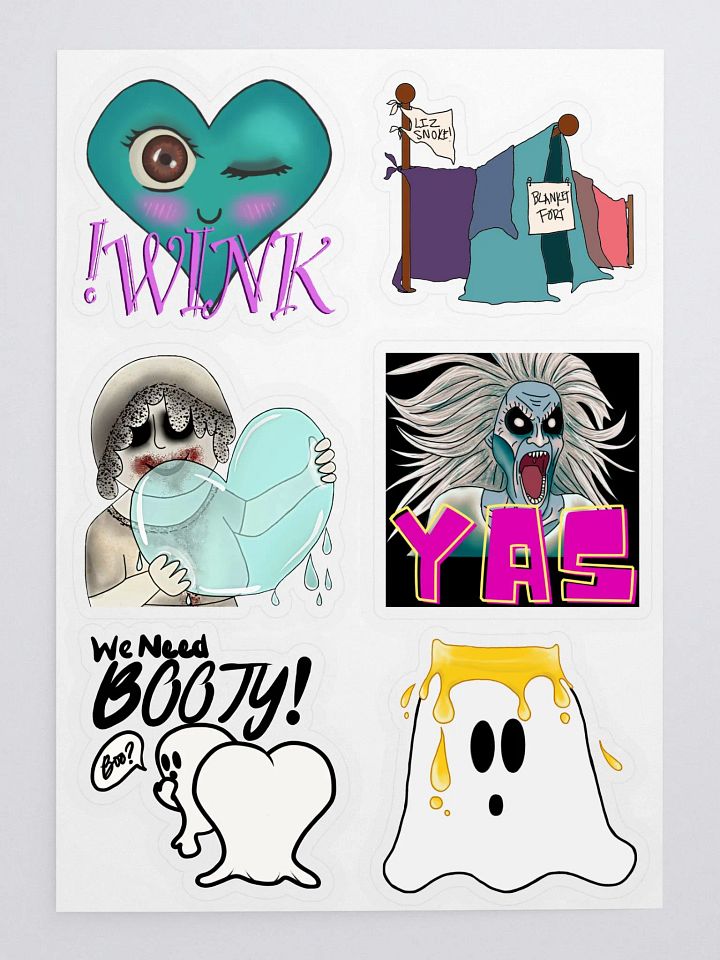 Emote Sticker Sheet A product image (1)