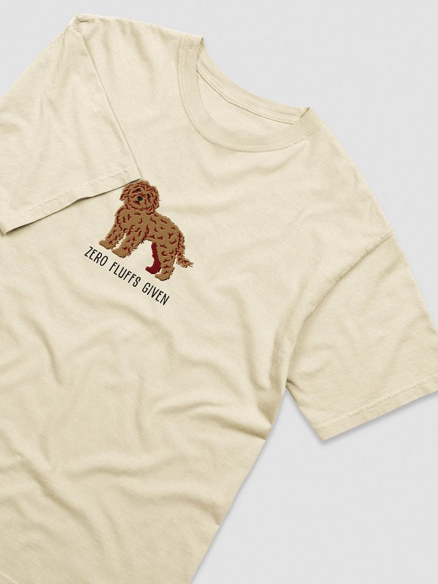 Zero Fluffs Given T-Shirt(Embroidered) of a Cockapoo product image (35)