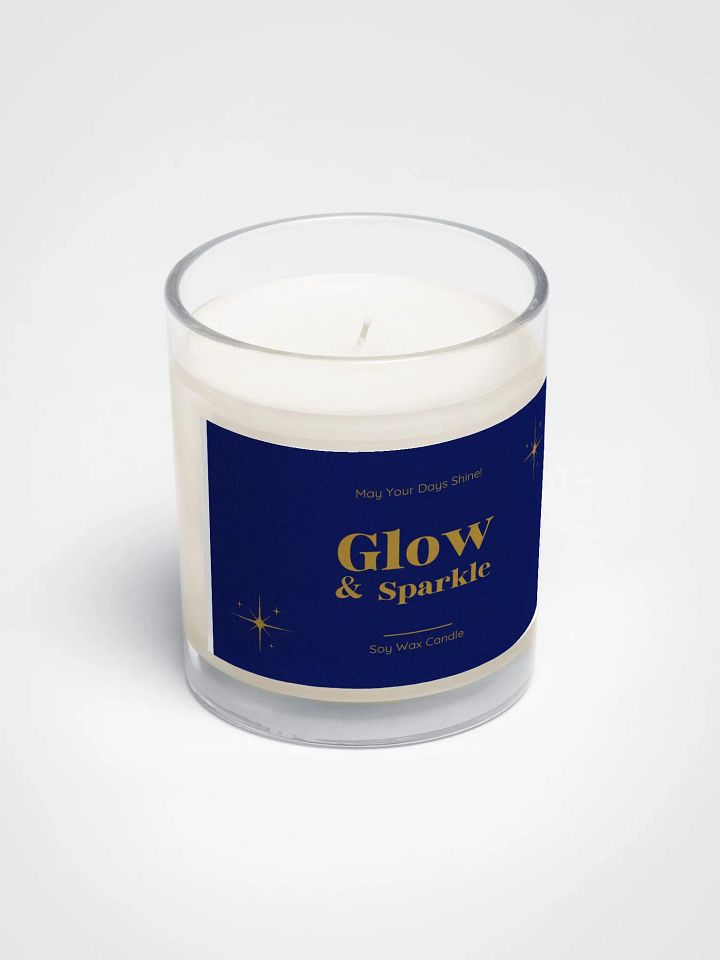 Glow & Sparkle Soy Wax Candle product image (2)