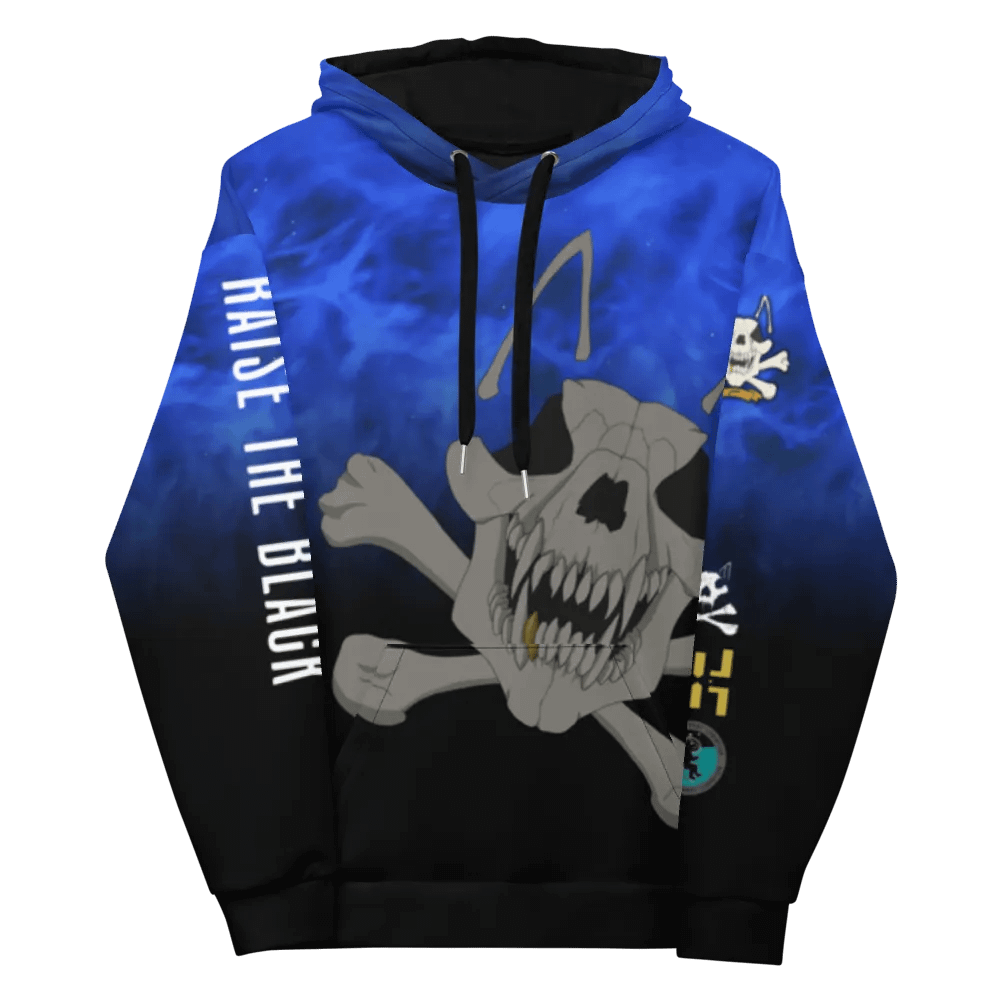 Mongrel Squad Straight Outta Klescher Blue/Black Hoodie product image (12)