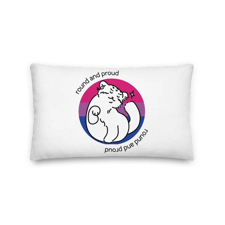 Round and Proud Manul Bisexual Version - Pillow product image (2)