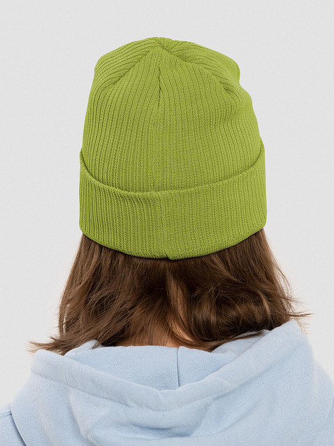 Photo showing Atlantis Organic Ribbed Beanie