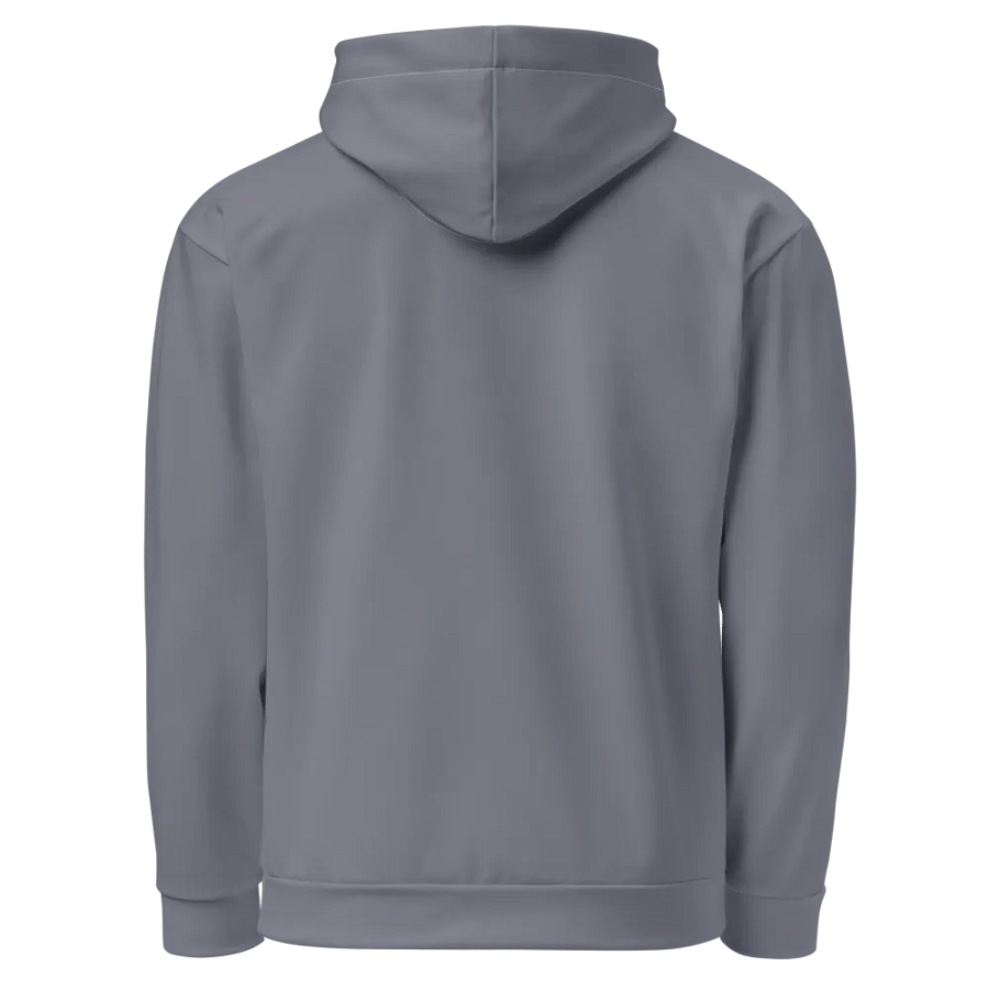 Plain Cool Medium Gray Light Summer Unisex Recycled Polyester Heavyweight Premium Hoodie by Treasure Pie product image (7)