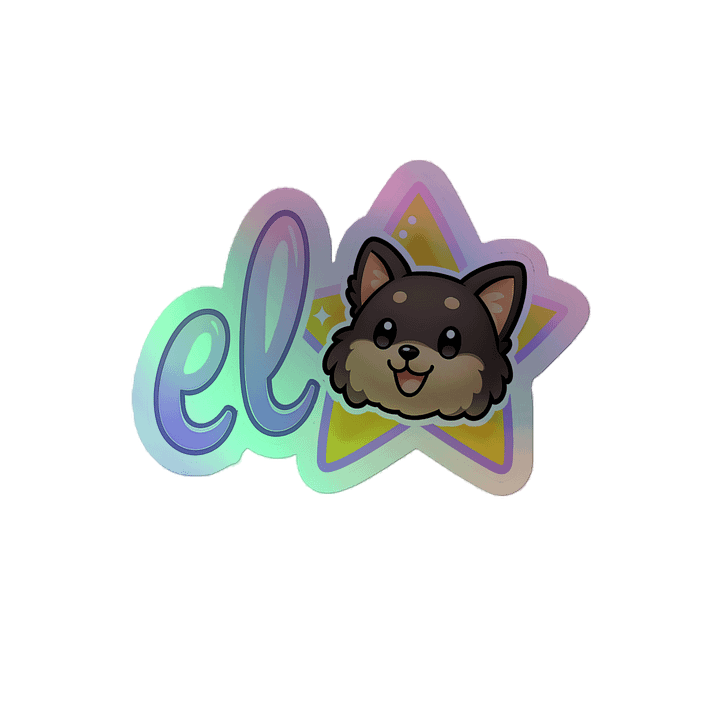 el☆ Holographic Sticker product image (2)