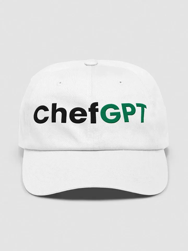 White ChefGPT Cap product image (1)