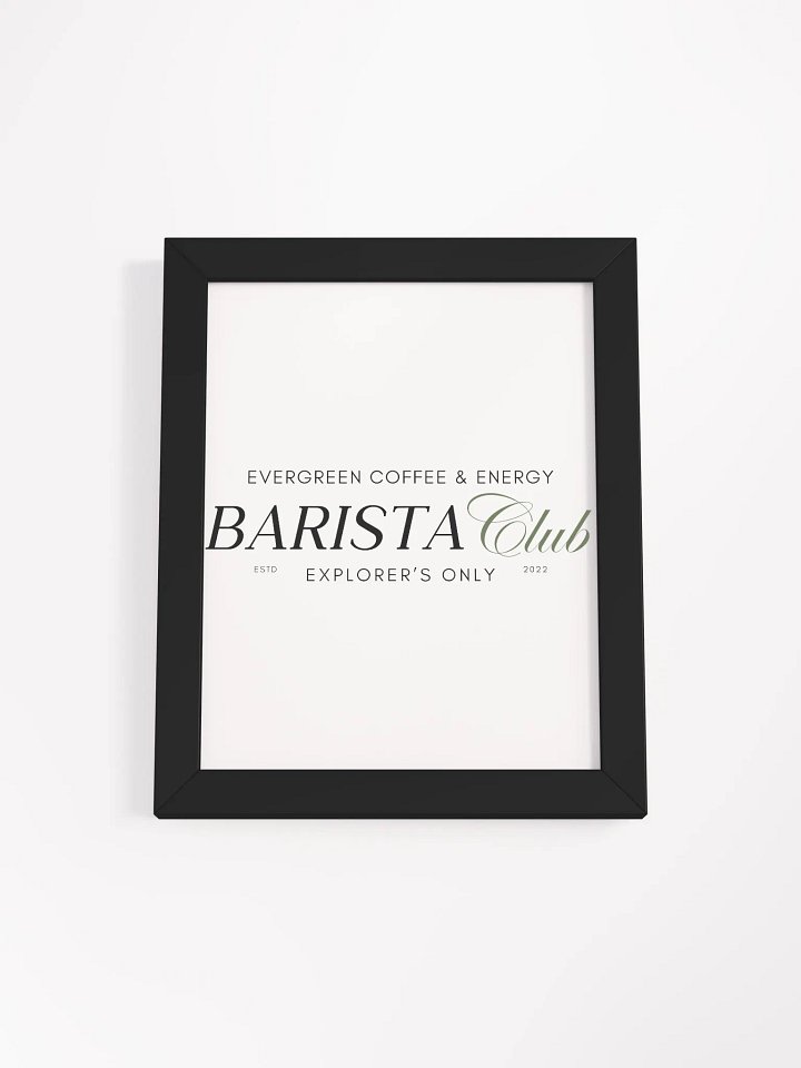 Sip Society | Barista Club Poster product image (1)
