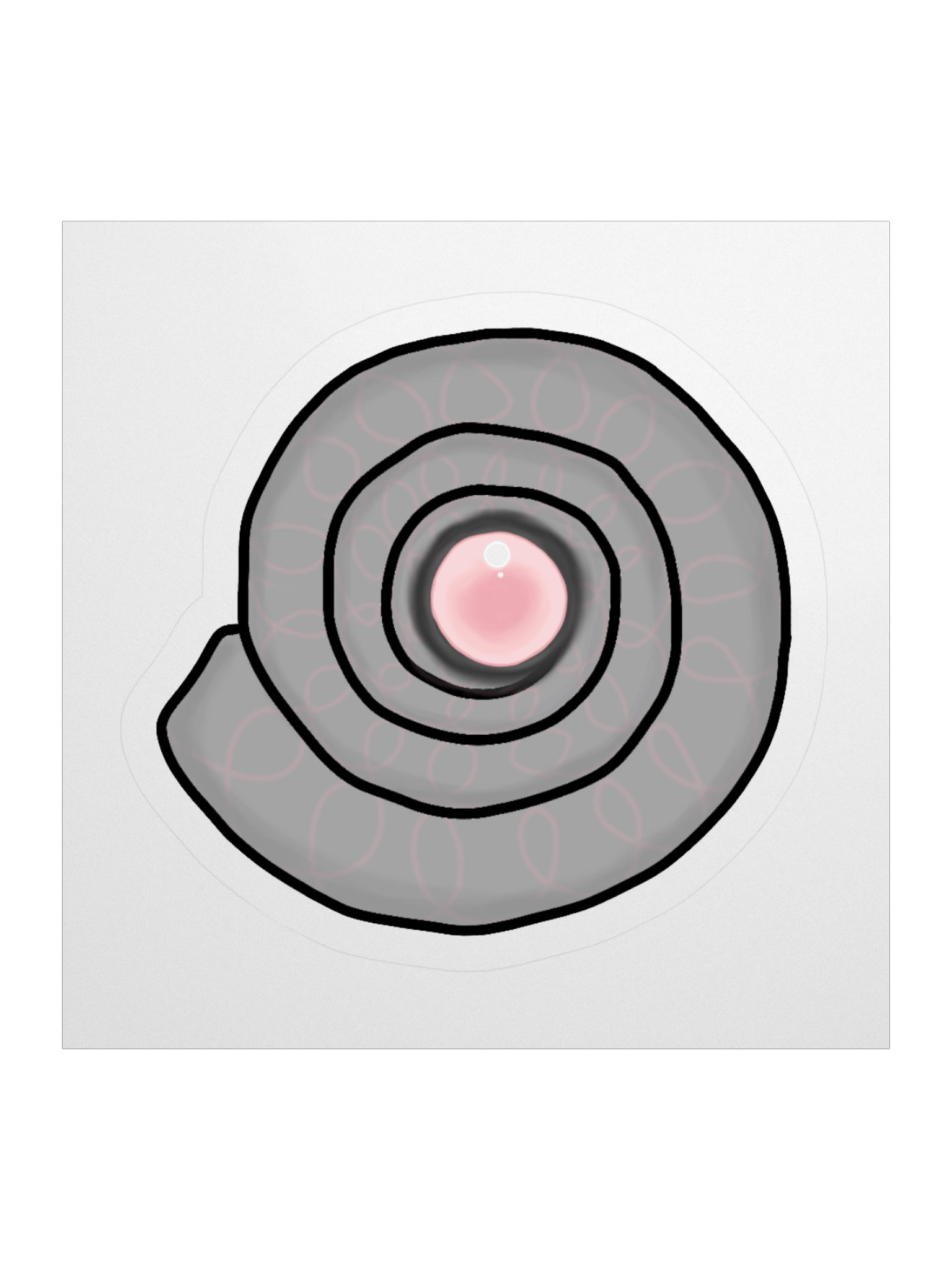 Coil Fossil Sticker product image (1)